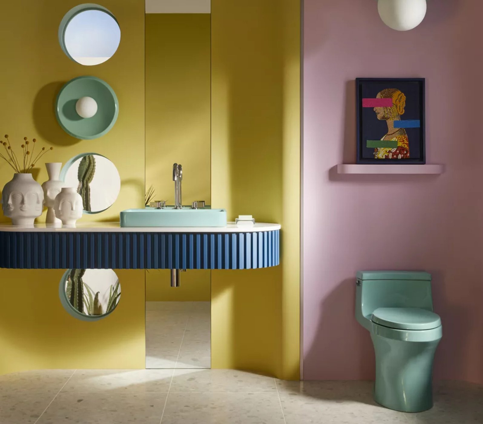 KBG showroom bathroom display